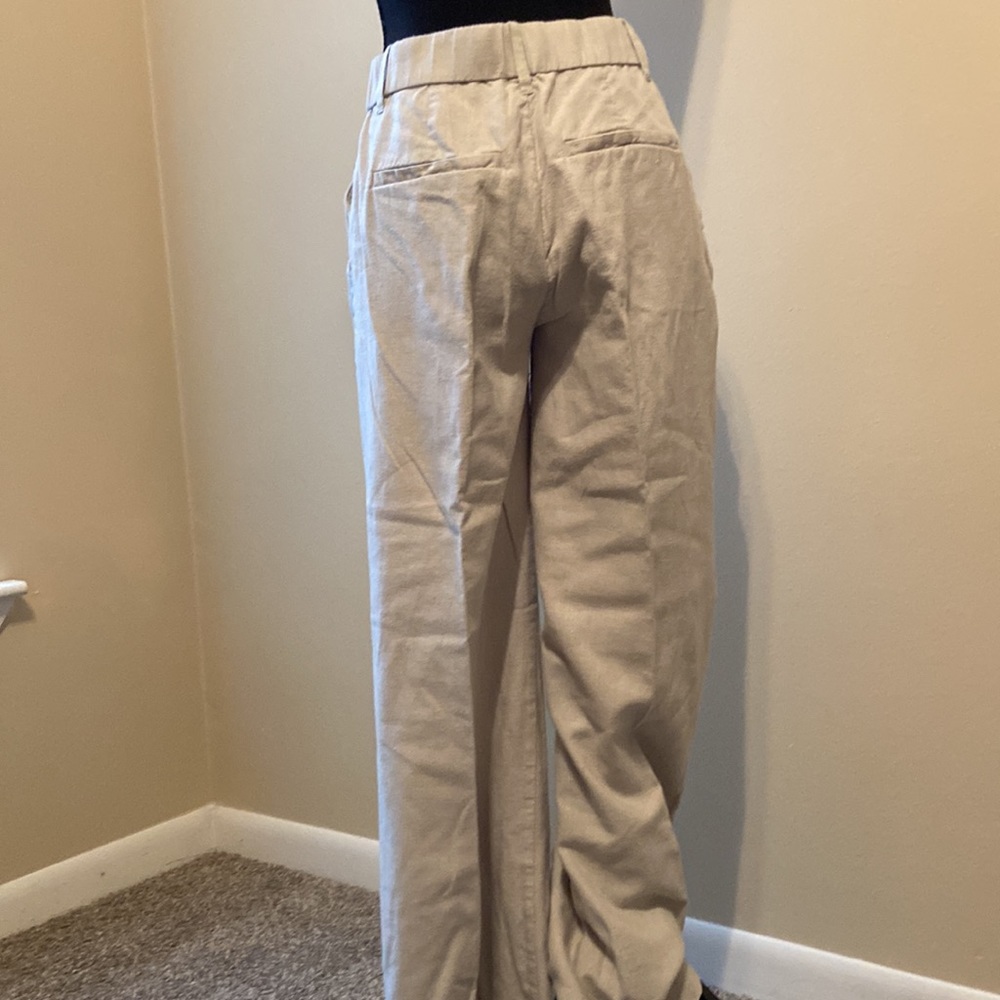 Abercrombie & Fitch linen mint pants - Picture 3 of 5